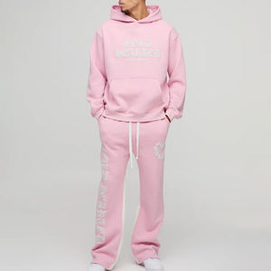 ชุดสเวตเตอร์มีฮู้ดสำหรับผู้ชายชุดวอร์มผ้าฝ้าย100% มีฮู้ดขนาดใหญ่พิเศษระบายอากาศได้ดีปรับแต่งได้240gsm - Product Image 1