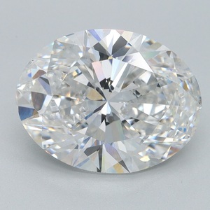 IGI 4 ct ovale coupe laboratoire diamant cultivé en vrac pour bague F couleur VS2 clarté laboratoire diamant écologique diamant en vrac pour elle - Product Image 1