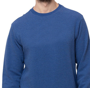 Sweat-shirts d'hiver pour hommes en coton biologique 100% à col rond, imprimés, décontractés, en molleton, service OEM personnalisable - Product Image 3