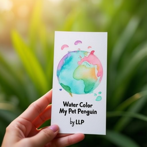 Acuarela de un pingüino mascota de LLP - Product Image 3