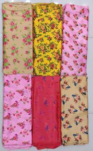 Tissu imprimé en satin de Malai doux et lisse, idéal pour les robes, les kurtis, les tuniques, les vêtements de nuit et les saris, vente en gros de matériaux - Product Image 2