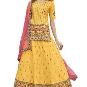 2025 diseño de calidad de éxito Lehenga Choli con bordado de encaje elegante colección de diseñador indio Dupatta - Product Image 1