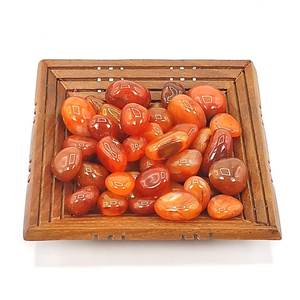 หินคาร์เนเลียนสีแดงแกะสลักด้วยหินอัญมณีฮวงจุ้ยการตกแต่งเพื่อการทำสมาธิตามธรรมชาติ - Product Image 5