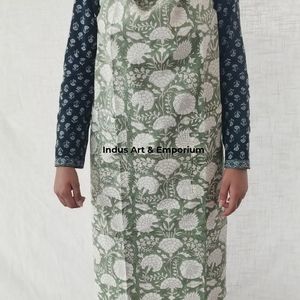 Solid Cotton Linen <b>Kitchen</b> <b>Apron</b> High Quality 100% Linen Long <b>Apron</b> for Cooking - Product Image 4