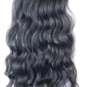 Extensions de tissage de cheveux vierges indiens italiens Curl Remy d'origine Paquets de tissage de cheveux naturels noirs à double trame - Product Image 1