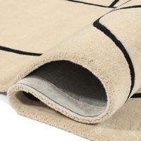 Neuester Z&H HOME Luxuriöser Moderner Wollener Blumen-Teppich, Rechteckig, Handgetuftet, 13mm Dick, Waschbar, Rutschfest