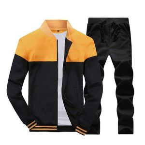 Se Aceptan Pedidos al por Mayor, Conjunto Deportivo de Alta Calidad y a la Moda con Chaqueta con Cremallera y Pantalones Ajustables - Product Image 3