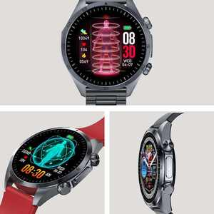 Montre connectée AK81, écran IPS 360x360, étanche IP68, écran tactile, moniteur de fréquence cardiaque, ECG, boussole, compatible Android. - Product Image 4