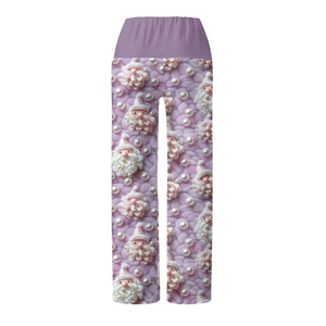 Women's Baggy Harem Pants High Waisted Sweatpants Print Oversized Joggers Breathable Anti-Wrinkle Casual Style for Autumn Season - Product Image 6