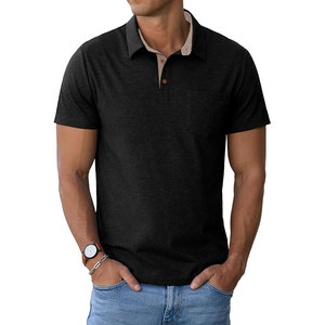 Camiseta de Manga Corta para Hombre, de Alta Calidad, con Logotipo Personalizado, Cierre Frontal, Impresión por Transferencia de Calor, Estilo Casual, de Poliéster/Algodón y Felpa - Product Image 4