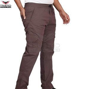 กางเกงผู้ชายน้ำหนักเบาระบายอากาศได้ดีผ้าแคนวาสสีล้วนสไตล์ลำลองแนวสตรีท - Product Image 5