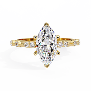 Bagues de fiançailles et de mariage en diamant de laboratoire certifié IGI 1,50 carat VVS2, coupe Marquise, vente en gros, fabricant - Product Image 4