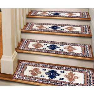 Tapis en laine imprimé aztèque - Lavage à la main traditionnel, facile à nettoyer, patchwork, support en latex, gobelin - Product Image 2