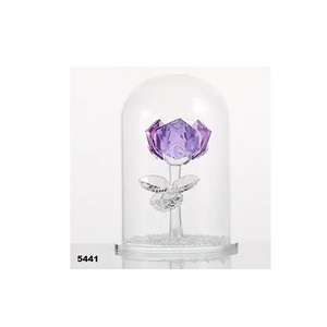Cadeaux de fleurs de roses violettes pour femmes-Cadeaux de rose de cristal romantique pour ses femmes Cadeaux d'anniversaire pour maman Cadeaux uniques pour femmes - Product Image 3
