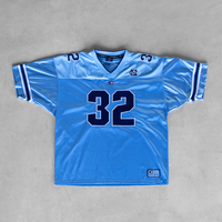 Vente en gros sur mesure de maillot de football américain rétro en maille entièrement imprimé par sublimation short de style streetwear surdimensionné