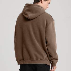 Top Primum qualité 100% coton lavé à l'acide à capuche pour hommes haute rue prix de gros fabrication d'usine - Product Image 5