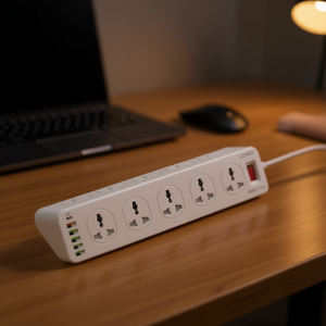 LDNIO SC10610 30W 10+6 Ports <b>Fast</b> <b>Charging</b> EU <b>Plug</b> Travel Adapter for Home Office Use - Product Image 3