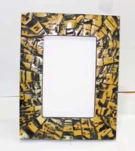 กรอบรูปเรซิ่นไม้และกระดูกขนาดพิเศษกรอบรูปสไตล์ใหม่สำหรับตกแต่งบ้านโรงแรมห้องนั่งเล่น - Product Image 3