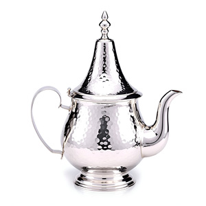 High-Class Arabic Dallah Stainless Steel Coffee Pot for Tea and Water <b>Boiling</b> Metal <b>Kettle</b> for Warming Liquids - Product Image 4