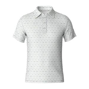 Polo de Golf Moderno Personalizado para Hombre, Manga Corta con Estampado Completo de Gráficos de Golf, Tela Ligera para Deportes al Aire Libre - Product Image 3