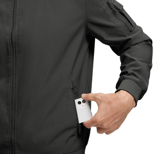 Activewear Blouson aviateur homme coupe-vent chaud pour l'hiver manches longues confortable Blouson aviateur homme - Product Image 4