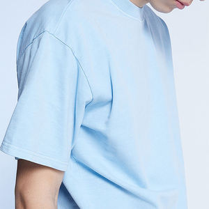 เสื้อยืดผู้ชายโอเวอร์ไซส์2025ใหม่ผ้าฝ้าย100% ระบายอากาศได้ดีพิมพ์โลโก้ตามสั่งฤดูร้อน - Product Image 5