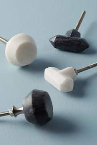 Perillas de Mármol Art Deco Ecológicas para Gabinetes, Cajones, Armarios, Herrajes para Muebles - Decoración del Hogar Hecha a Mano de Primera Calidad por Craft Exim - Product Image 3