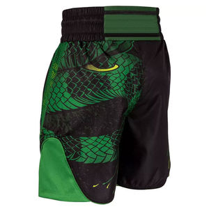 กางเกงมวยไทยคิกบ็อกซิ่งแบบซับลิเมชั่นพิมพ์โลโก้ตามสั่ง ขายส่ง คุณภาพสูง น้ำหนักเบา แห้งเร็ว - Product Image 5