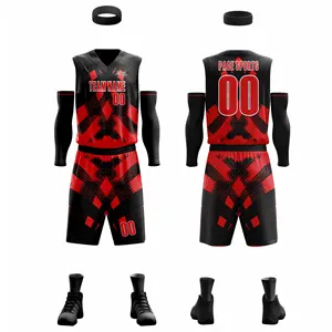 2024运动服篮球服专业现代制服纯定制标志v领篮球服