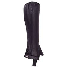 Chaps mi-longs en cuir véritable marron de qualité supérieure pour hommes et femmes, élégants, style western, équitation, vêtements d'équitation à la mode - Product Image 2