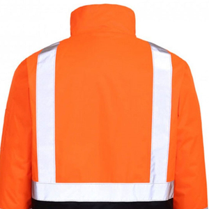 Vestes de sécurité d'hiver haute visibilité vêtements de travail réfléchissants résistants aux flammes pour une utilisation en extérieur vestes haute visibilité de haute qualité pour la sécurité routière - Product Image 6
