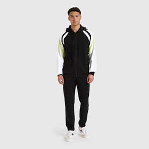 Chándal de Hombre al por Mayor con Cremallera, de Algodón y Felpa, Color Sólido, Dos Piezas, Ropa Deportiva para Exteriores, Totalmente Personalizable, la Mejor Calidad - Product Image 4