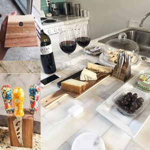 Handcrafted Acacia Wood <b>Knife</b> <b>Holder</b> Block for Kitchen Tabletop Storage and Cutlery Organization - Product Image 5