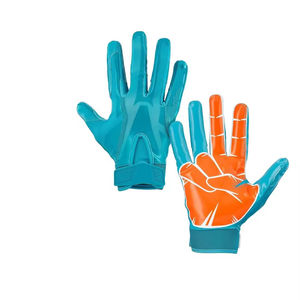 Gants de football américain en cuir confortables STURDY GRIP WEARS, design personnalisé, paume en silicone adhérent, gants de gardien de but, vente en gros, 20 - Product Image 6