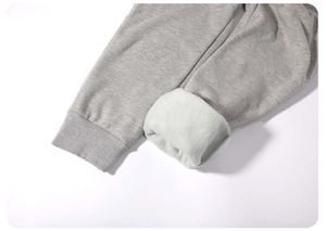 Pantalon de randonnée en coton polaire pour hommes en plein air Logo personnalisé tendance pantalon de sport décontracté de grande taille en tissu de velours côtelé - Product Image 6