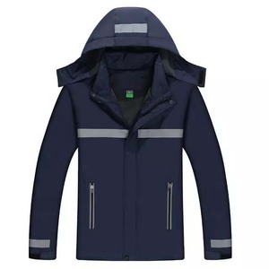 Imperméable léger à capuche vêtements de course en plein air nouveau design Zip Up coton nylon couleur différente High Street Style vestes de pluie - Product Image 3