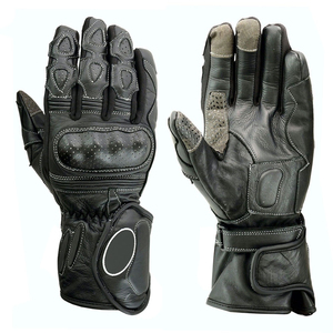 El mejor nuevo precio, guantes de montar 100% de cuero para hombre, guantes de carreras de motos de buena calidad, guantes de cuero para motocicleta - Product Image 1
