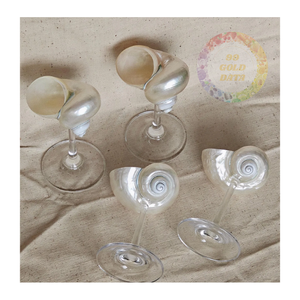 Vente en gros Turbo Burgess Shell Wine Cup Verres naturels élégants pour bars, restaurants et chaînes hôtelières - Product Image 6