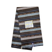 Tela africana de lona encerada con estampado Dobby dorado, transpirable y ecológica, de cera auténtica etíope OEM, para niñas y niños.
