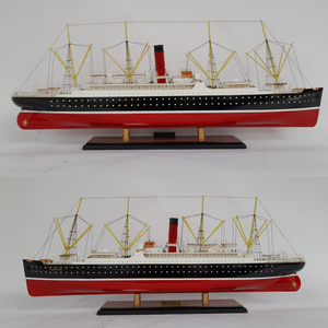 MODELO DE BARCO DE CRUCERO RMS CARPATHIA - MODELO DE BARCO DE MADERA DE ALTA CALIDAD - MODELO ARTESANAL PARA DECORACIÓN NAUTICA - Product Image 6