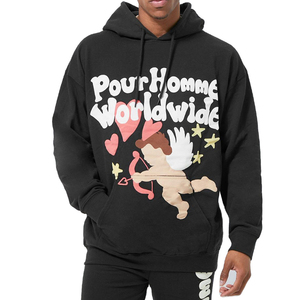 Graphic Design High Quality Print Hoodies for <b>Men</b> Casual <b>Pullover</b> <b>Men</b> New Streetwear Stylish <b>Pullover</b> Puff Printed Hoodies - Product Image 1