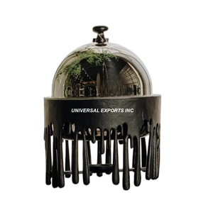 Venta caliente cazuela de diseñador de acero inoxidable estilo clásico utensilios de cocina calentador de alimentos de mesa y olla caliente nueva llegada Metal de lujo - Product Image 6