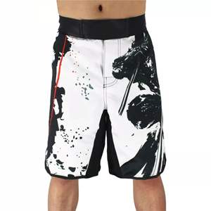 Trending Custom Made Fight Grappling Shorts <b>Make</b> <b>Your</b> <b>Own</b> Mma Shorts High Quality Custom Sublimation Wholesale Men Mma Short OEM - Product Image 1