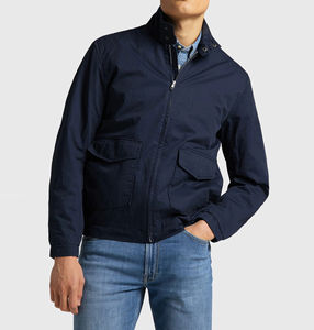 2026 Customize Men's Winter Casual High Street <b>Fleece</b> Jacket Breathable Windproof Polyester/Cotton Zipper Stand Front Thick Long - Product Image 1