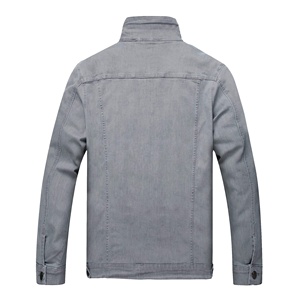 2026 Spring And Autumn New Fashion Trend Solid Color <b>Denim</b> Jacket Men's Casual Loose Comfortable Custom Size High Quality <b>Coat</b> - Product Image 2