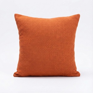 Funda de cojín de algodón de alta calidad, lisa y sencilla, para sofá, moderna. - Product Image 1