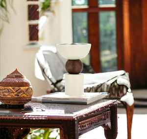 Quemador de incienso Bakhoor hecho a mano de madera, Mabkhara, quemador de incienso árabe, regalo de Ramadán, decoración islámica para el hogar - Product Image 2