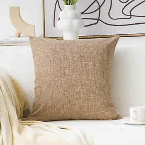 Wholesale Home Made Decorative Printing 100% Organic Cotton GOTS Certificate Solid Color Cheap Factory Direct Sale Price Cushion - Product Image 4
