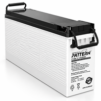 Batterie AGM à borne avant 12V 200Ah à décharge profonde pour système solaire