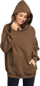 Sudadera con capucha y logotipo personalizado OEM para mujer, sudadera polar de manga larga, proveedor de etiqueta privada, fábrica mayorista - Product Image 3